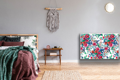 Kilimėlis magnetinė ant radiatoriaus Spalvingos gėlės