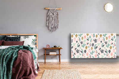 Magnetinis lipdukas radiatoriui Spalvingi kaktusai