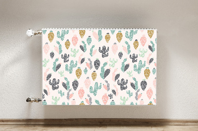 Magnetinis lipdukas radiatoriui Spalvingi kaktusai