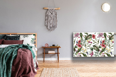 Magnetinis kilimėlis radiatoriui Tropinės gėlės