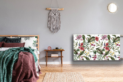 Magnetinis kilimėlis radiatoriui Tropinės gėlės