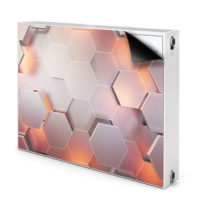 Magnetinis kilimėlis radiatoriui Šešioliktainė abstrakcija