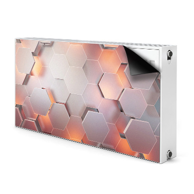 Magnetinis kilimėlis radiatoriui Šešioliktainė abstrakcija