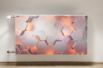 Magnetinis kilimėlis radiatoriui Šešioliktainė abstrakcija