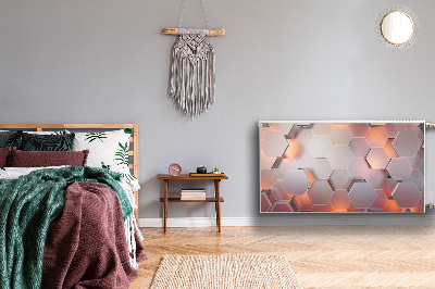 Magnetinis kilimėlis radiatoriui Šešioliktainė abstrakcija