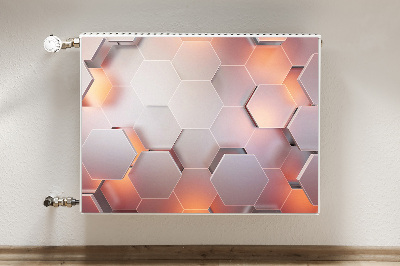 Magnetinis kilimėlis radiatoriui Šešioliktainė abstrakcija