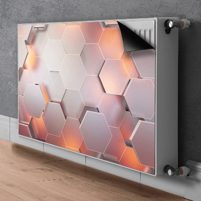 Magnetinis kilimėlis radiatoriui Šešioliktainė abstrakcija