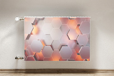 Magnetinis kilimėlis radiatoriui Šešioliktainė abstrakcija