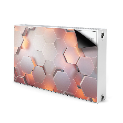 Magnetinis kilimėlis radiatoriui Šešioliktainė abstrakcija