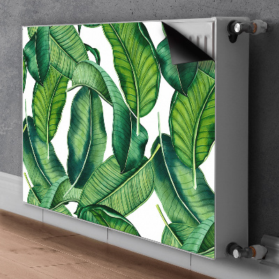 Magnetinis kilimėlis radiatoriui Žali dideli lapai