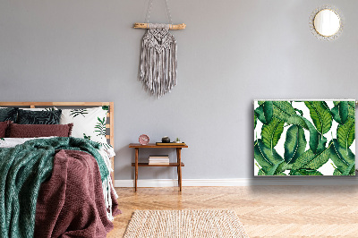 Magnetinis kilimėlis radiatoriui Žali dideli lapai