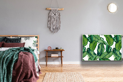 Magnetinis kilimėlis radiatoriui Žali dideli lapai