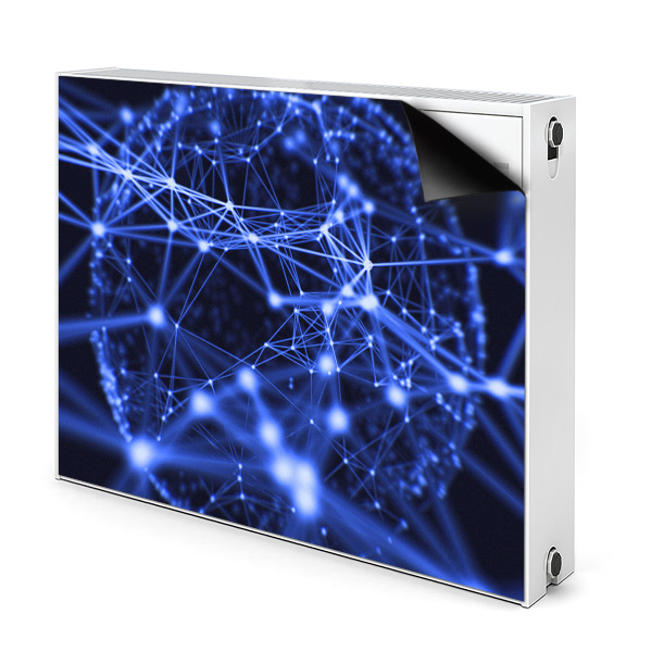 Magnetinis radiatoriaus lipdukas Abstrakcija