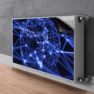 Magnetinis radiatoriaus lipdukas Abstrakcija