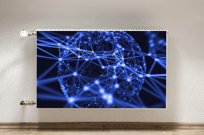 Magnetinis radiatoriaus lipdukas Abstrakcija