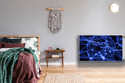 Magnetinis radiatoriaus lipdukas Abstrakcija