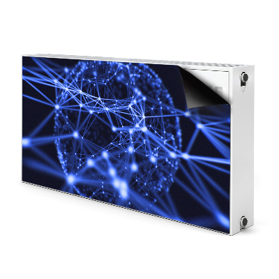 Magnetinis radiatoriaus lipdukas Abstrakcija