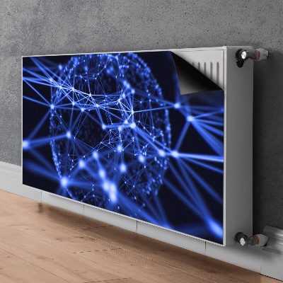 Magnetinis radiatoriaus lipdukas Abstrakcija