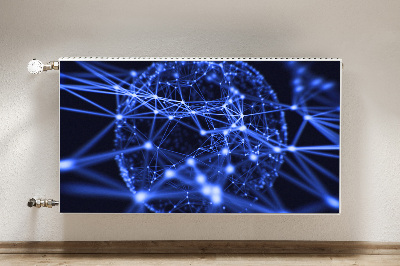 Magnetinis radiatoriaus lipdukas Abstrakcija