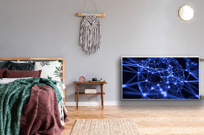 Magnetinis radiatoriaus lipdukas Abstrakcija