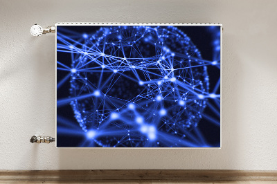 Magnetinis radiatoriaus lipdukas Abstrakcija