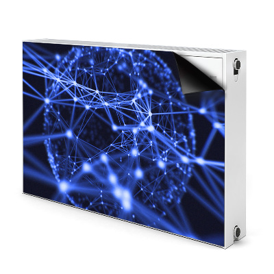 Magnetinis radiatoriaus lipdukas Abstrakcija