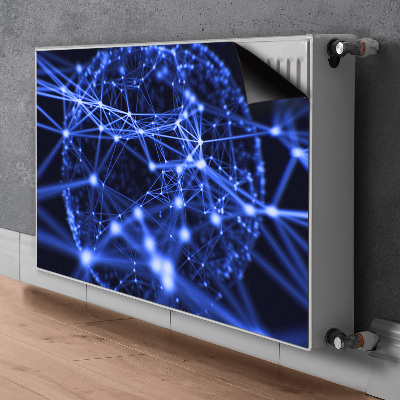 Magnetinis radiatoriaus lipdukas Abstrakcija