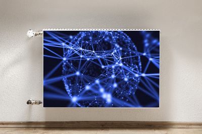 Magnetinis radiatoriaus lipdukas Abstrakcija