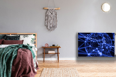 Magnetinis radiatoriaus lipdukas Abstrakcija