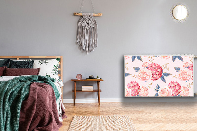 Magnetinis radiatoriaus lipdukas Hortenzijos