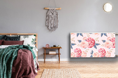 Magnetinis radiatoriaus lipdukas Hortenzijos