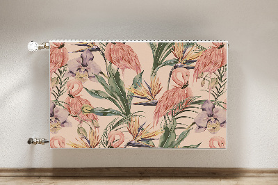 Magnetinis radiatoriaus lipdukas Flamingai