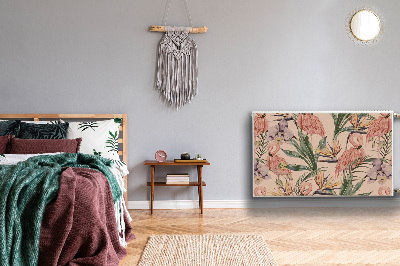 Magnetinis radiatoriaus lipdukas Flamingai