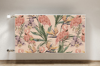 Magnetinis radiatoriaus lipdukas Flamingai