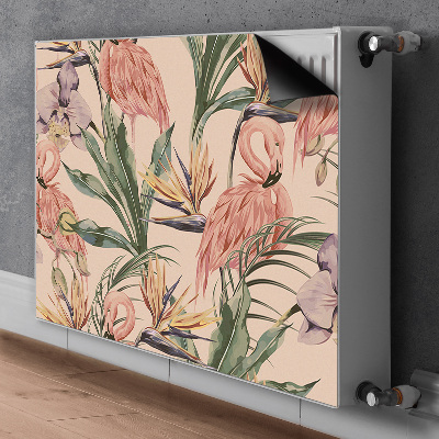 Magnetinis radiatoriaus lipdukas Flamingai