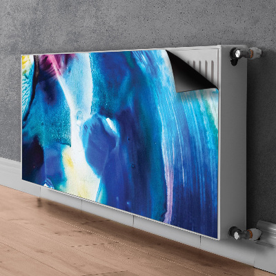 Magnetinis lipdukas radiatoriui Mėlynos dėmės