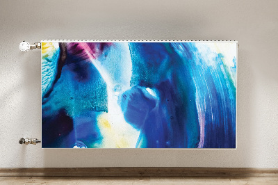 Magnetinis lipdukas radiatoriui Mėlynos dėmės