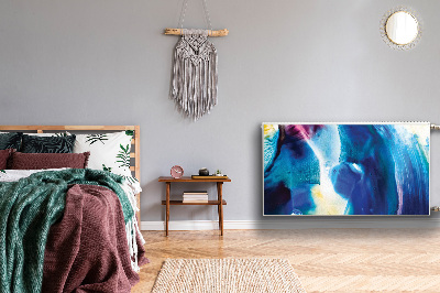 Magnetinis lipdukas radiatoriui Mėlynos dėmės