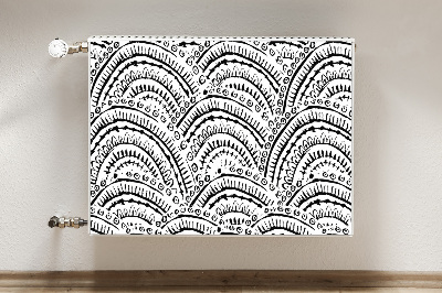 Kilimėlis magnetinė ant radiatoriaus Abstraktus modelis