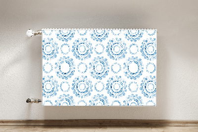 Magnetinis kilimėlis radiatoriui Mėlyni apskritimai