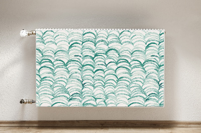 Kilimėlis magnetinė ant radiatoriaus Žuvies žvynai