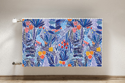 Magnetinis radiatoriaus lipdukas Tropinė augmenija