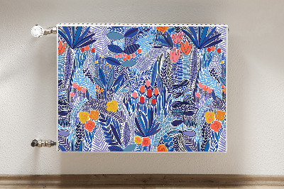 Magnetinis radiatoriaus lipdukas Tropinė augmenija