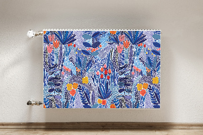 Magnetinis radiatoriaus lipdukas Tropinė augmenija