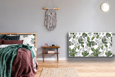 Magnetinis radiatoriaus lipdukas Botaninis raštas