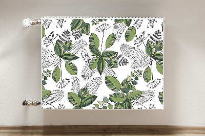 Magnetinis radiatoriaus lipdukas Botaninis raštas