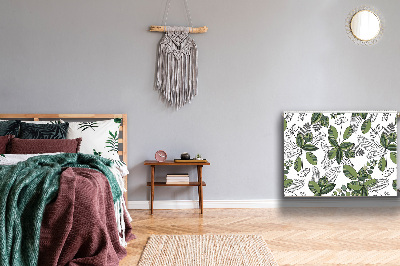 Magnetinis radiatoriaus lipdukas Botaninis raštas