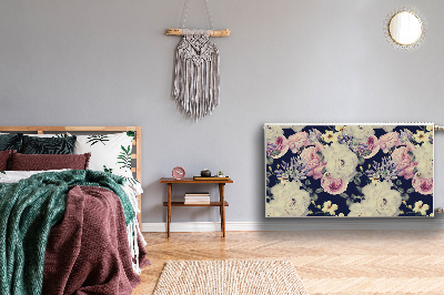 Magnetinis lipdukas radiatoriui Senovinės baltos rožės