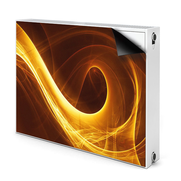 Magnetinis radiatoriaus lipdukas Banguota liepsna