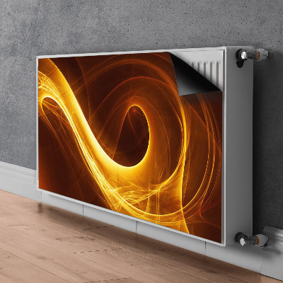 Magnetinis radiatoriaus lipdukas Banguota liepsna